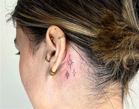 star tattoo behind ear meaning